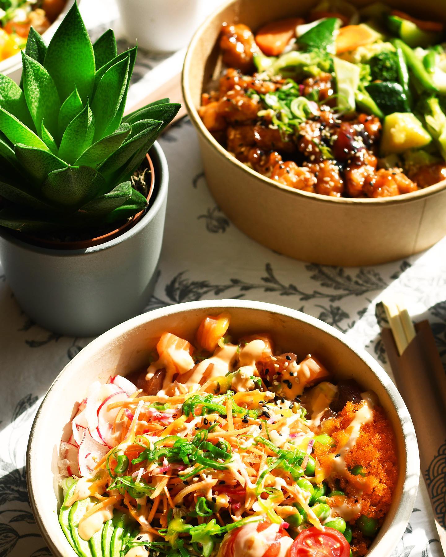 Poké bowls premium